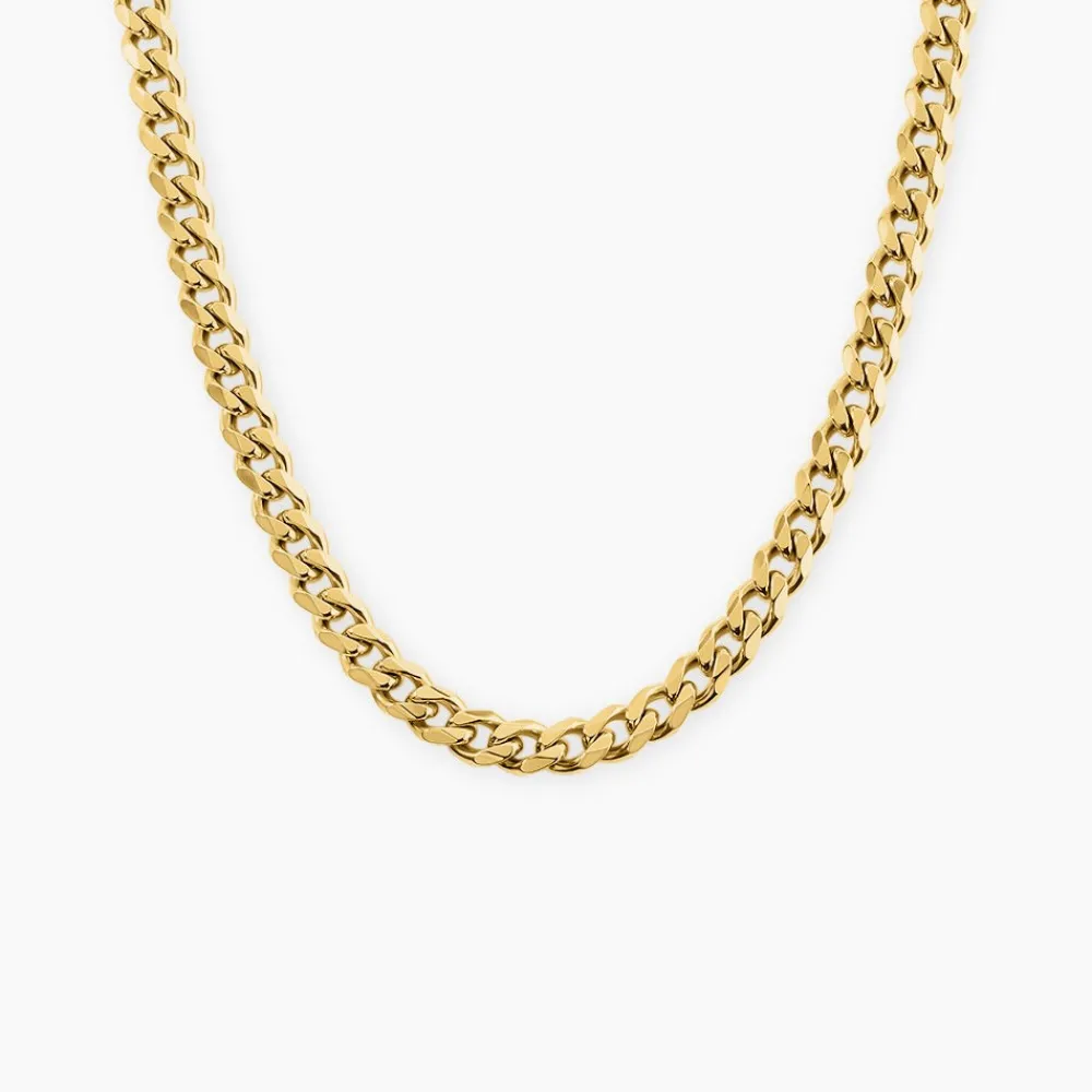BOSS BIJOUX Colliers|Colliers Acier Inoxydable > Collier Boss Chain For Him Acier Jaune