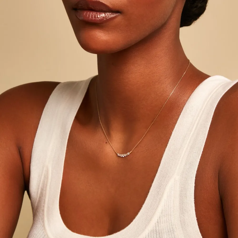 Marc Orian Colliers|Colliers Avec Pierres > Collier Brannon Or Jaune Oxyde De Zirconium