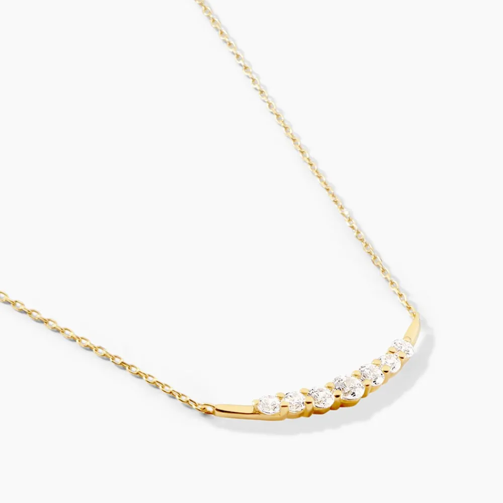 Marc Orian Colliers|Colliers Avec Pierres > Collier Brannon Or Jaune Oxyde De Zirconium