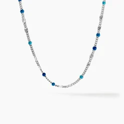 Collier Cacilia Argent Blanc
