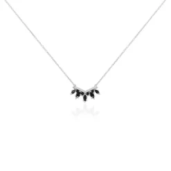 Collier Calixa Argent Blanc Oxyde De Zirconium