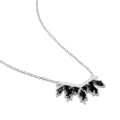 Collier Calixa Argent Blanc Oxyde De Zirconium