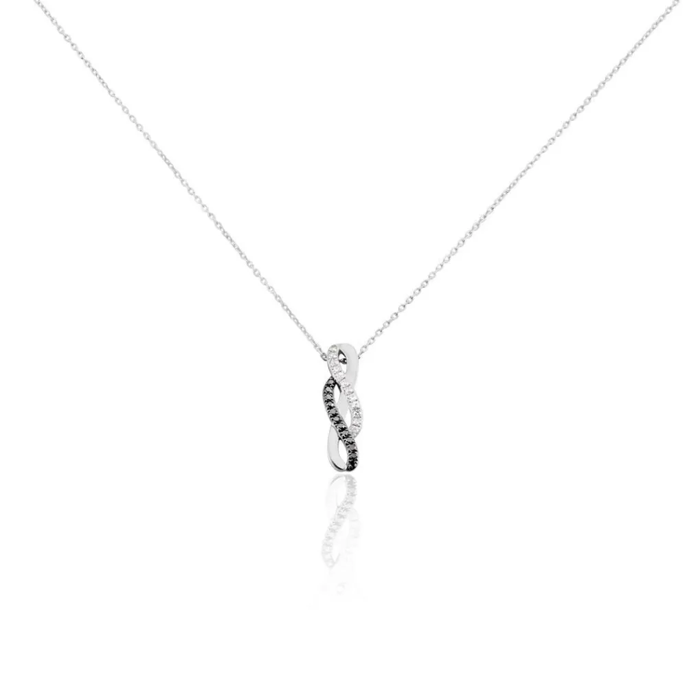 Marc Orian Colliers Diamant|Colliers > Collier Callune Or Blanc Diamant