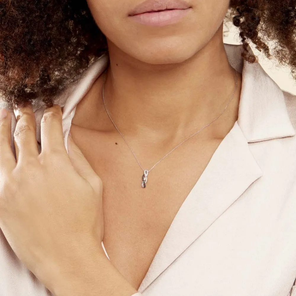 Marc Orian Colliers Diamant|Colliers > Collier Callune Or Blanc Diamant
