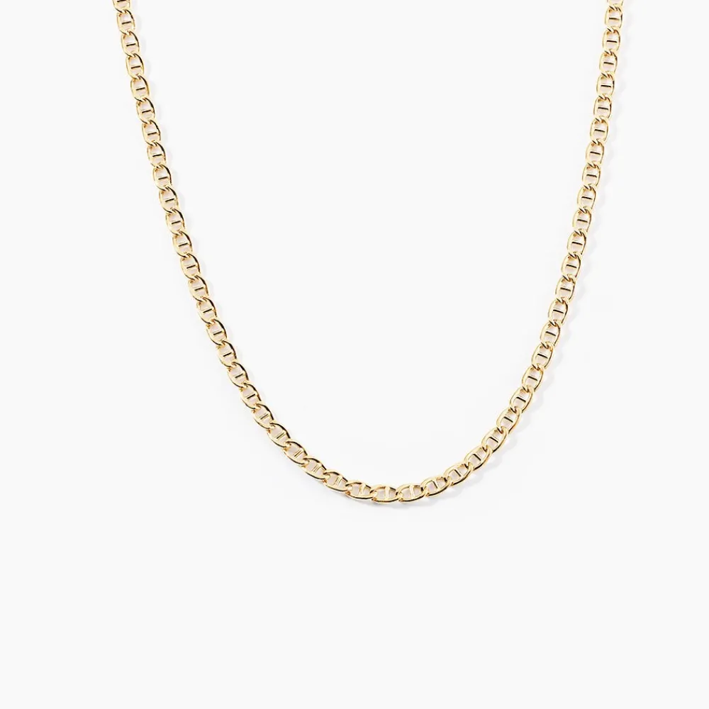 Marc Orian Colliers|Chaines Femme > Collier Capucin Or Jaune Maille Marine Plate