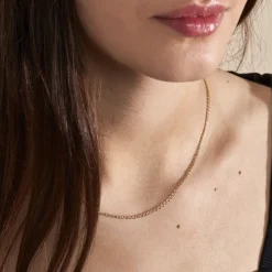 Marc Orian Colliers|Bijoux Femme > Collier Capucin Or Jaune Maille Marine Plate