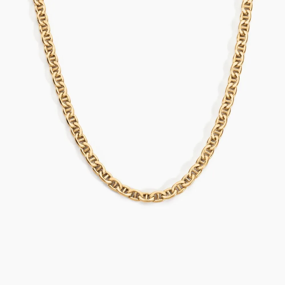 Marc Orian Colliers|Chaines Homme > Collier Capucin Or Jaune Maille Marine Plate