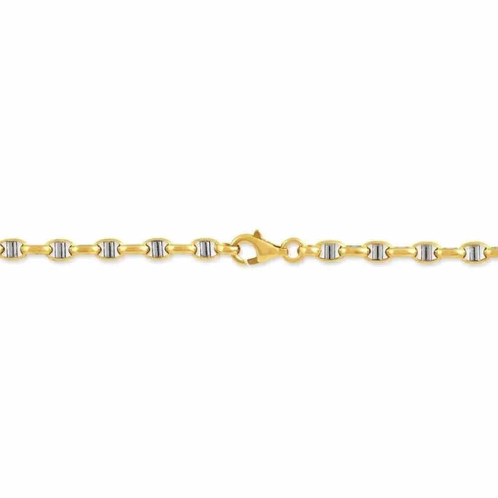 Marc Orian Colliers|Chaines Femme > Collier Carlo Or Bicolore Maille Marine Ronde