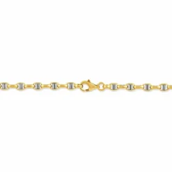 Marc Orian Colliers|Chaines Homme > Collier Carlo Or Bicolore Maille Marine Ronde
