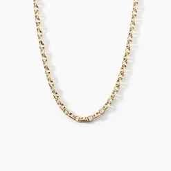 Marc Orian Colliers|Chaines Homme > Collier Carlo Or Bicolore Maille Marine Ronde