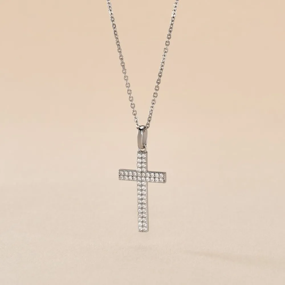 Marc Orian Colliers Fantaisie|Colliers > Collier Carola Argent Blanc Oxyde De Zirconium