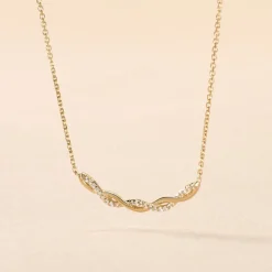 Marc Orian Colliers|Colliers Avec Pierres > Collier Carolyne Or Jaune Oxyde De Zirconium