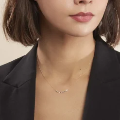 Marc Orian Colliers|Colliers Avec Pierres > Collier Carolyne Or Jaune Oxyde De Zirconium
