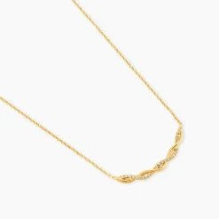 Marc Orian Colliers|Colliers Avec Pierres > Collier Carolyne Or Jaune Oxyde De Zirconium