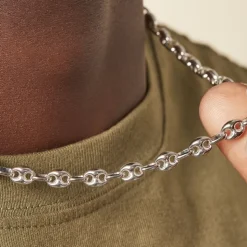 Collier Carrus Argent Blanc