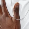 Marc Orian Colliers|Colliers Argent > Collier Casper Argent Blanc