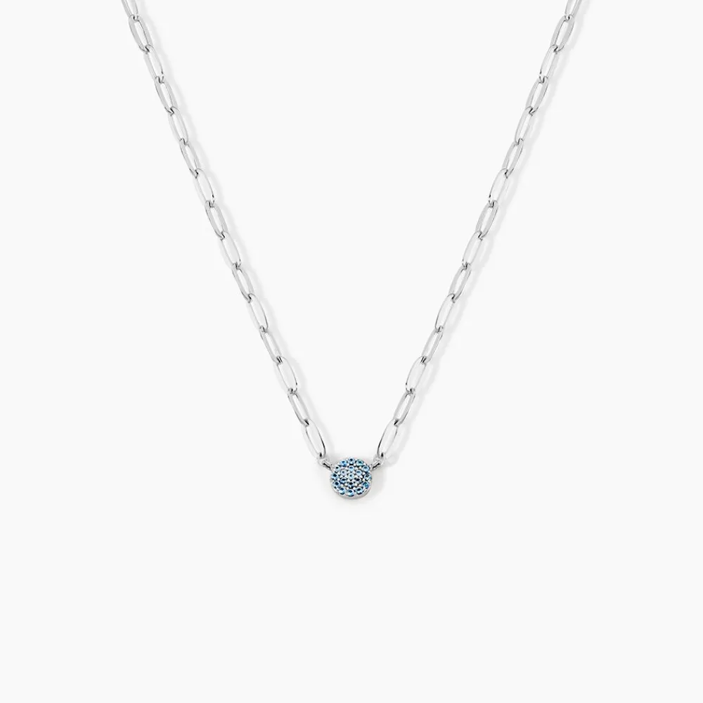Marc Orian Colliers|Colliers Avec Pierres > Collier Cesarie Argent Blanc Oxyde De Zirconium