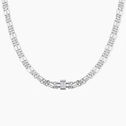 Marc Orian Colliers|Colliers Avec Pierres > Collier Chanelle Argent Blanc Oxyde De Zirconium