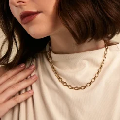 Marc Orian Colliers Fantaisie|Colliers > Collier Cherish Acier Jaune