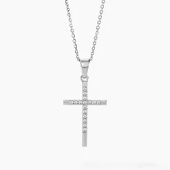 Marc Orian Colliers Fantaisie|Colliers > Collier Chirsta Argent Blanc Oxyde De Zirconium