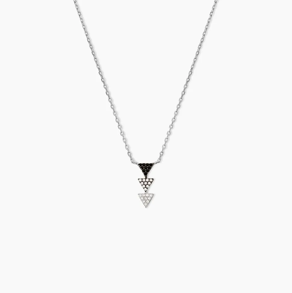 Collier Chleo Argent Blanc Oxyde De Zirconium