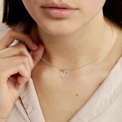 Marc Orian Colliers Diamant|Colliers > Collier Chlora Or Blanc Diamant