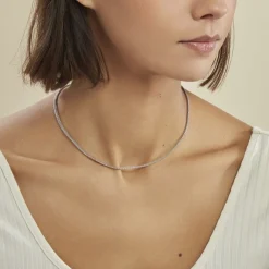 Marc Orian Colliers Fantaisie|Colliers > Collier Christine Argent Blanc