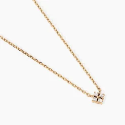 Collier éclat Perlé Plaqué Or Oxyde De Zirconium