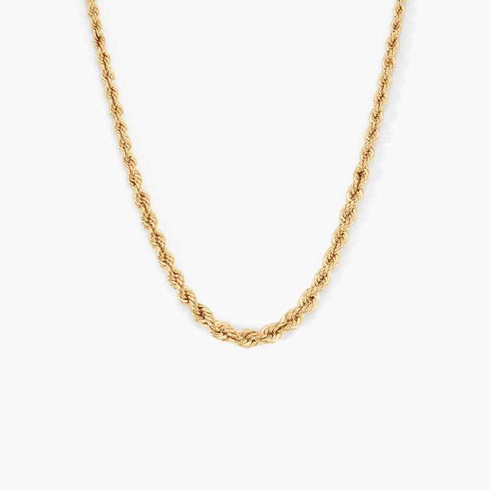 Marc Orian Colliers|Chaines Femme > Collier Cordelia Danilo Maille Corde Or Jaune
