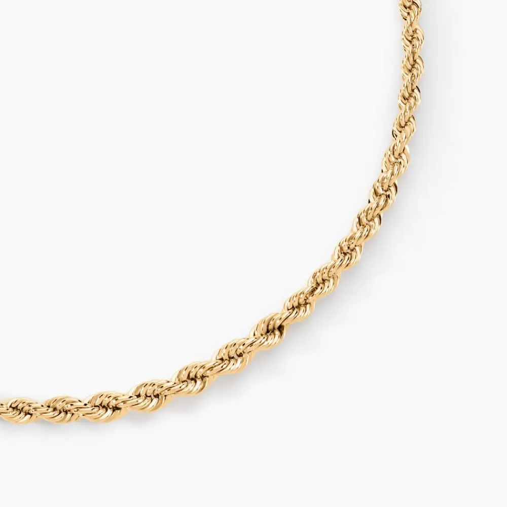 Marc Orian Colliers|Chaines Femme > Collier Cordelia Danilo Maille Corde Or Jaune