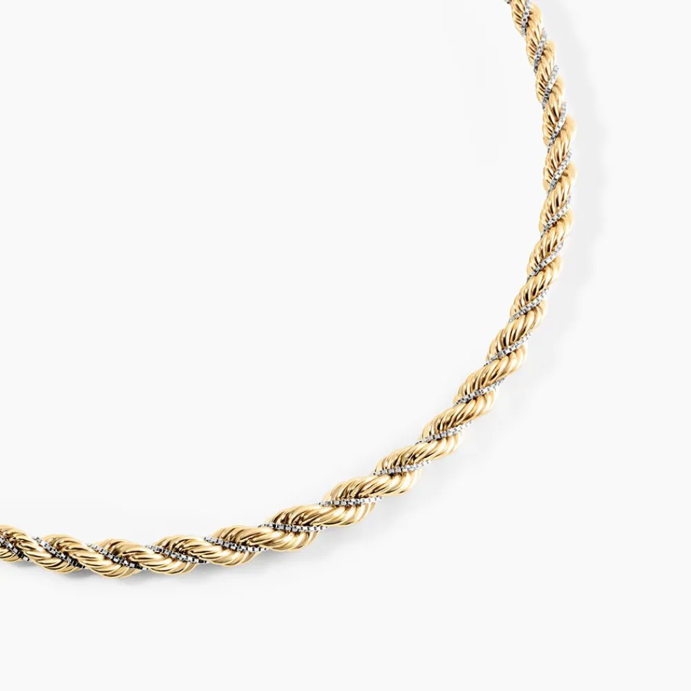 Marc Orian Colliers|Chaines Femme > Collier Cordelia Danilo Maille Corde Et Venitienne