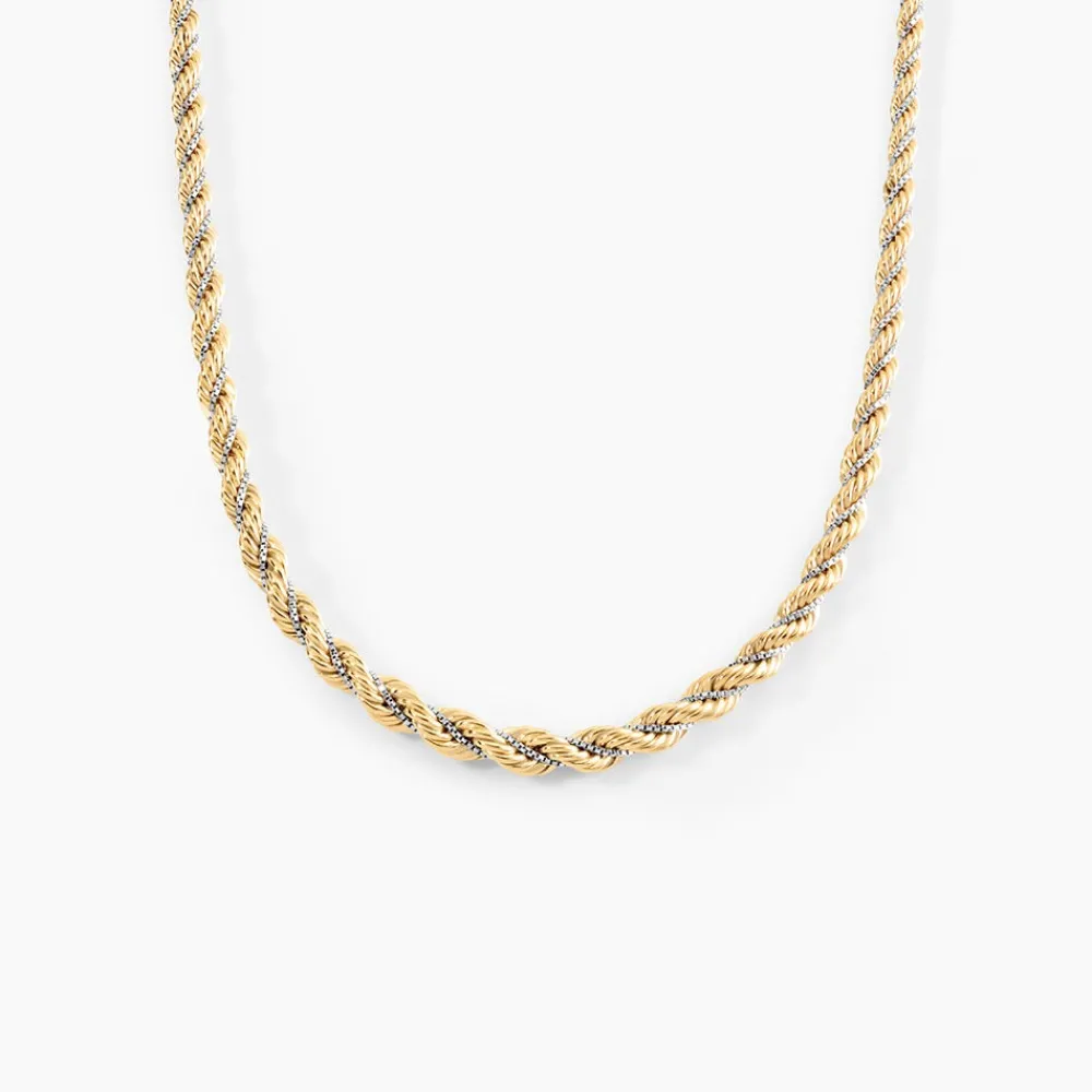 Marc Orian Colliers|Chaines Femme > Collier Cordelia Danilo Maille Corde Et Venitienne
