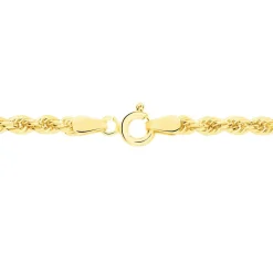 Collier Cordelia Maille Corde Or Jaune