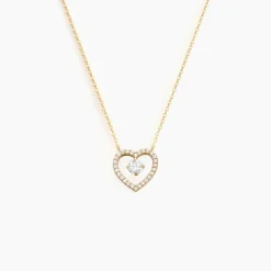 Marc Orian Colliers|Colliers Cœur > Collier Cortney Or Jaune Oxyde De Zirconium