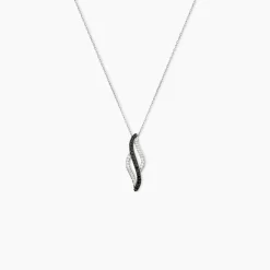 Marc Orian Colliers Diamant|Colliers > Collier Courbes Or Blanc Diamant
