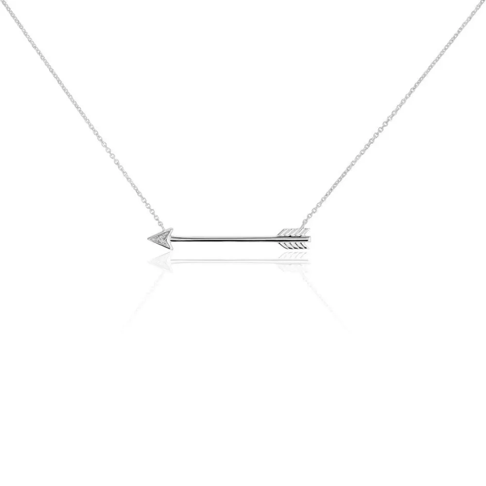 Marc Orian Colliers Diamant|Colliers > Collier Cupidon Or Blanc Diamant