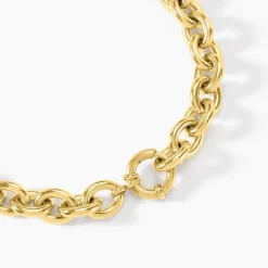 Marc Orian Colliers Fantaisie|Colliers > Collier Dafnie Acier Jaune