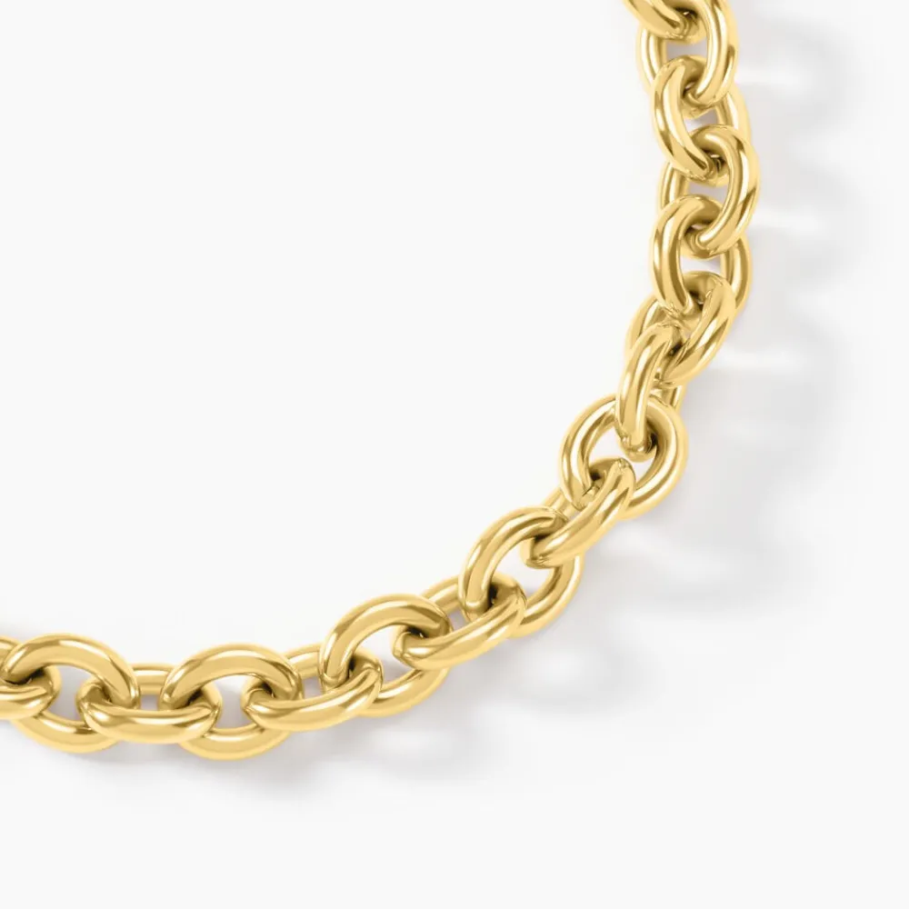 Marc Orian Colliers Fantaisie|Colliers > Collier Dafnie Acier Jaune