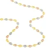 Collier Dami Maille Grain De Cafe Or Tricolore