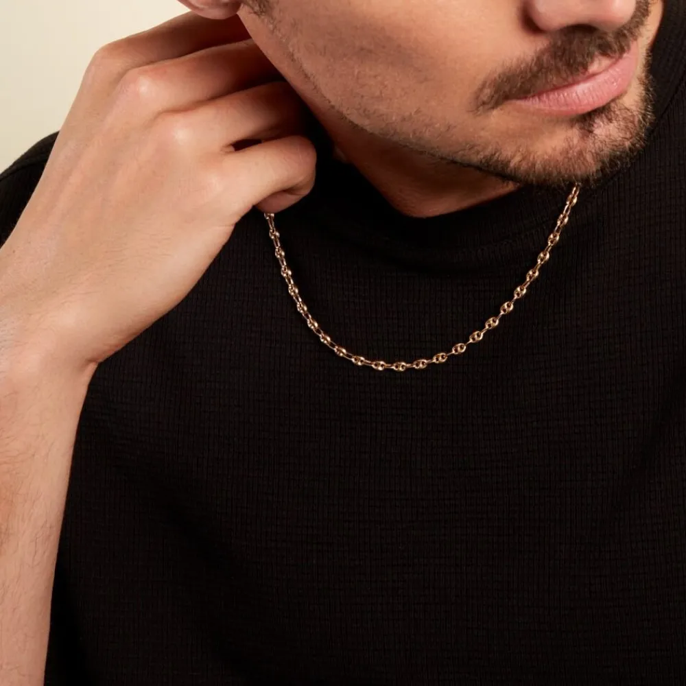 Marc Orian Colliers|Bijoux Homme > Collier Dami Maille Grain De Café