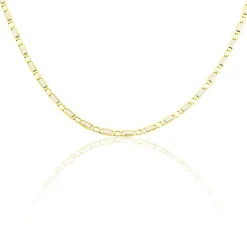 Collier Danae Plaquette Or Bicolore