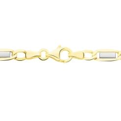 Marc Orian Colliers|Chaines Homme > Collier Danae Plaquette Or Bicolore