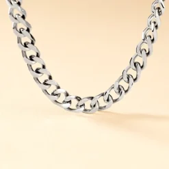 Marc Orian Colliers Fantaisie|Colliers > Collier Daniel Acier Blanc