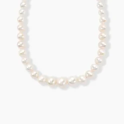 Marc Orian Colliers|Colliers Avec Pierres > Collier Danilo Baroque Or Jaune Perle De Culture