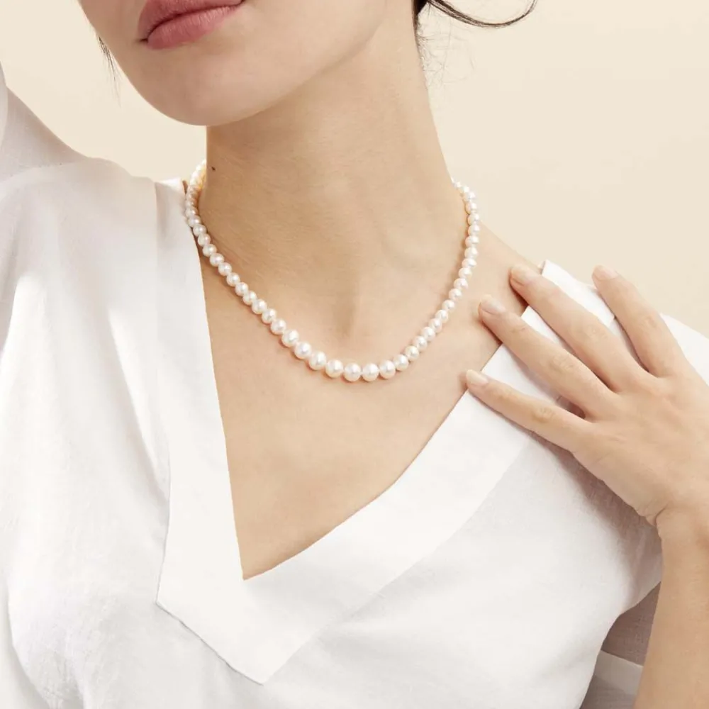 Marc Orian Colliers|Colliers Avec Pierres > Collier Danilo Baroque Or Jaune Perle De Culture