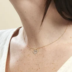 Marc Orian Colliers Cœur|Colliers > Collier Datura Or Bicolore