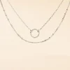 Collier Dayana Argent Blanc