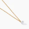 Collier Delma Plaqué Or Jaune Oxyde De Zirconium