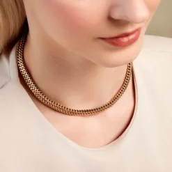 Collier Denia Acier Jaune