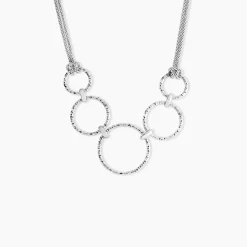 Collier Denia Argent Blanc